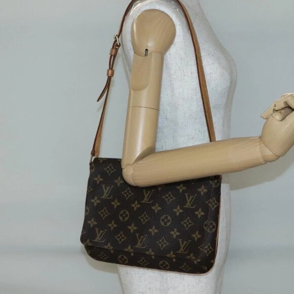 LOUIS VUITTON Monogram Musette Tango Short Strap Bag M51257 LV Auth 141536 - Picture 1 of 16